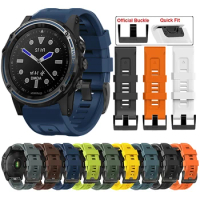 Sports Silicone Strap For Garmin Descent G1 Solar Mk2i Mk2 Mk1/D2 Bravo Charlie Delta PX Watch Band 