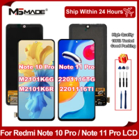 OLED For Xiaomi Redmi Note 10 Pro LCD Display Touch Screen For Redmi Note 11 Pro Screen Redmi Note 11 Pro 5G LCD Replace Parts