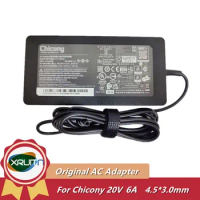 Genuine Chicony AC Power Adapter 20V 6A 120W A17-120P2A A12A055P for MSI GF63 Thin 10SCXR-426UK 11UD-247FR ADP-120VH D Charger