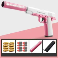 Shell Ejection Toy Gun for Girls Boys M1911 Soft Bullet Guns Dropshipping Gifts Pistola