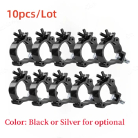 10pcs/Lot Aluminum Alloy Stage Lights Truss DJ Light Clamps Hook For LED Par Moving Head Beam Spot Light Clamp Safety Protection
