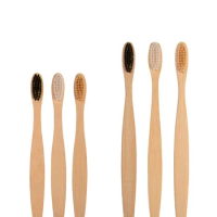 1PC Wooden Toothbrush Solid Bamboo Handle Soft Fibre Eco-Friendly Teeth Brushes Dental Cleaning Adult Oral Care Healthy Products