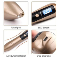 Lebilif Pen Laser Plasma Penghilang Jerawat - Teknologi Laser Aman, Portabel, Efisien IH Putih