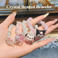 Gelang Manik ✨ Cartoon Beaded Bracelet Crystal Sweet Cartoon Couple Gift Friend