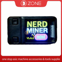 Bitcoin NerdMiner Mini V2.0 Hashrate 56Kh/s With Shell BTC Crypto Solo Lottery Nerd Miner Mini