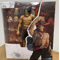 SHF พอร์ตกัส ดี. ฟิกเกอร์แอคชั่น อะเซล (One Piece) นักรบหมัดไฟ ฟิกเกอร์พีวีซี ขยับได้ ของสะสมตกแต่ง 