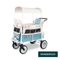 WonderFold VW2 福斯聯名多功能雙人嬰兒推車(雙寶推車 寵物推車 露營車 雙胞胎)