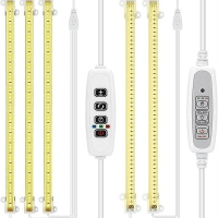 植物燈 一拖四 led全光譜硬燈條 40cm分控定時調光燈 室內育苗多肉生長燈 補光燈 植物生長燈