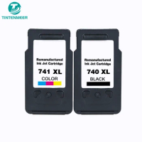 TINTENMEER INK CARTRIDGE PG 740 CL 741 COMPATIBLE FOR CANON MX377 MG2170 3170 4170 MX517 MG2270 PRINTER