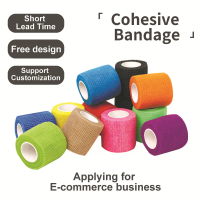 2025 Elastic Sports Self-Adhesive Cohesive Bandage Wrap for Pets