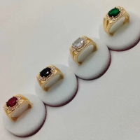 CINCIN PRIA/CINCIN MODEL TERBARU/CINCIN PERMATA PERSINGI BANYAK WARNA