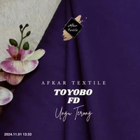 [0.5 METER] Kain Katun Toyobo FD - Original FD Toyobo Made By FODU [Exclusive With Spun Cationic Yar
