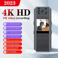4K/2K HD Image Quality Body Chest Camera Police Mini IR Night Vision Anti-shake One-key Video Voice Recorder Camcorder