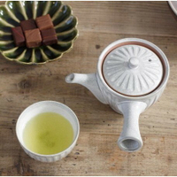 🔥現貨🔥日本空運來台 日本製 陶器 rokuro菊花造型 泡茶組 廚房餐具 廚房用品 茶壺 茶具-富士通販