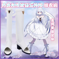 DATE A LIVE Date A Bullet Higoromo Hibiki Cosplay Shoes Boots Game Anime Carnival Party Halloween Chritmas W2274