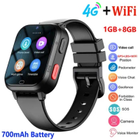 4G+Wifi Children Smart Watch 700mah Battery Kid Video Call SOS GPS+LBS Location Tracker SIM Card Smartwatch for Boy Girls Best
