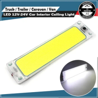 12V 24V COB Truck Trailer LED Light Car Indoor Interior Light Reading Bulb Roof Ceiling Work Lamp for Offroad Boat ATV Vehicles