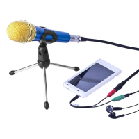 Alat Buat Konten Kreator KEXU Mini Stand Mikrofon Universal Microphone Holder - BC-08 - Black Vlog V