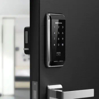 SAMSUNG EZON SHS-2920 Fingerprint Digital Door Lock Keyless Security System With 2 Key Tags +6 RFID Card