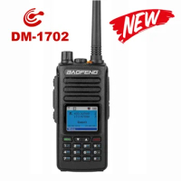 Baofeng Walkie Talkie DM 1702 DMR Digital Radio Analog Portable (GPS )Tier1 &amp; Tier2 Repeater Dual Band VHF/UHF Ham Two Way Radio