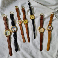 Lorus Armitron Timex Mickey Mouse watch นาฬิกาข้อมือมิกกี้ วินเทจ มือสอง DOPEY Snow White DISNEY คํา