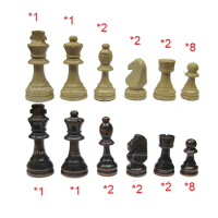 3.5inch Wood Chess Pieces/Chess Pawn for Large Chessboard Chess Piece Board Gmae Version