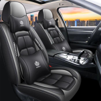High Quality All Season Universal Full Surround Car Leather Seat Cover For Pentium T99 B70 T77 T55 T33 NAT Accessories Protector