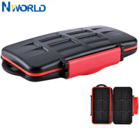 Memory Card Case Water Resistant Holder Supper Tough SD Card Holder Micro sd Case Cards Box Wallet For ds Games 12pcs SD/TF