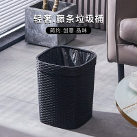 客廳垃圾桶家用臥室廚房紙簍大容量輕奢廁所衛生間圾圾桶創意壓圈