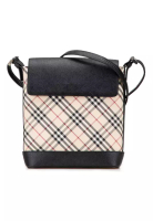 Burberry 二手 Burberry Nova 格紋帆布斜背包