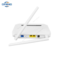 100PCS Customized XPON ONU 1GE+1FE+WIFI SC UPC FTTH Fiber Telecom home ONT fiber modem Wireless terminal Interface English