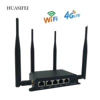 wifi router with sim card 4G LTE industrial router 300Mbps CAT4 wireless WIFI router 4g wifi router VPN 4g modem WIFI repeater