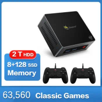 128G SSD+2T HDD 8G Ram Mini Super Console X PC Lite Retro Video Game Box 2*HDMI-Compatible Multi Language Supported