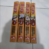 Komik Naruto Bind Up Edition set vol 1-4 segel ori Bahasa Indonesia