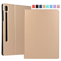 Flip Shell For Samsung Tab S6 Case 10 5 Etui Cover T860 Tablet Coque For Samsung Galaxy Tab S6 10.5 2019 SM-T860 T865 Funda