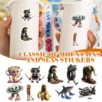 สติ๊กเกอร์ Meme สมองอิตาลี 500 ชิ้น/ม้วน สติ๊กเกอร์ Shanhaijing น่ารักและนามธรรม เหมาะสำหรับปิดผนึกแ