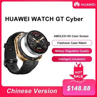 New HUAWEI WATCH GT Cyber Men Women SmartWatch Blood Pressure Heart Rate Monitor Waterproof Bluetooth Call GPS Sport Bracelet