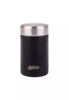 Oasis Oasis Stainless Steel Insulated Food Flask 450ML - Matte Onyx