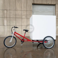 8 Speed Electric Trike 48V 500W 3 Wheel Electric Tricycle Adult Cargo Delivery Bike With Big Cargo Box