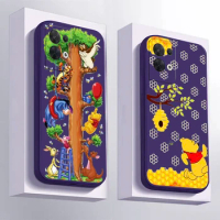 Cute Winnie Bear Disney Phone Case For OPPO FIND X5 X3 X2 Pro Lite Neo OPPO Reno 9 8 7 Pro Lite 8T 8Z 7Z 5G