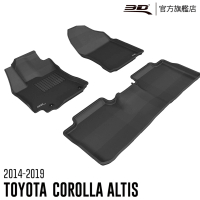 【3D】卡固立體汽車踏墊 Toyota Corolla Altis 2014~2019(2019年改款前/4門轎車)