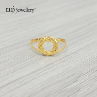 MJ Jewellery 375/9K Gold Donut Ring C19
