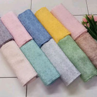kain batik viscose polos warna warni premium