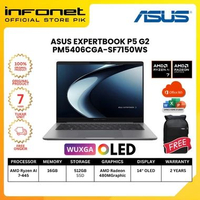 ASUS PM5406CGA-SF7150WS RYZEN AI 7 445 16GB 512GB SSD INTEGRATED 14" OLED W11 OH24 M365 +Screen Prot