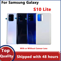 New Back Cover For Samsung Galaxy S10 Lite Back Battery Cover Glass Door For Samsung Galaxy S10 Lite Rear Housing Glass Case