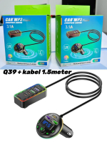 FM Transmitter Bluetooth Modulator Mobil Car Charger Q39+ Mp3 Player + Aux + Saver + Tf Slot/ Fm Mod