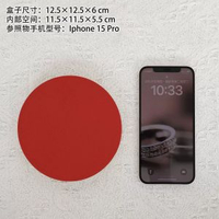 紅色圓形 牛皮紙盒 小紅書伴手禮盒烘培聖誕婚禮