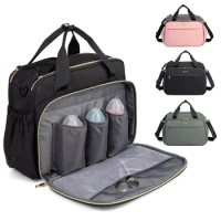 LEQUEEN Mommy Tote Bag Maternity Diaper Large Capacity Crossbody Bag Women Stroller Bag Organizer Baby Care Travel Handbag
