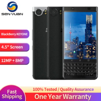 Original BlackBerry KeyOne 4G LTE Mobile Phone 4.5'' 3GB+32GB 4GB+64GB 12MP+8MP QWERTY Keyboard Octa-Core Android SmartPhone