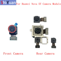 Back Rear Front Camera Flex Cable For Huawei Nova 5T Wide Angle Main Camera Module Repair Replacement Parts